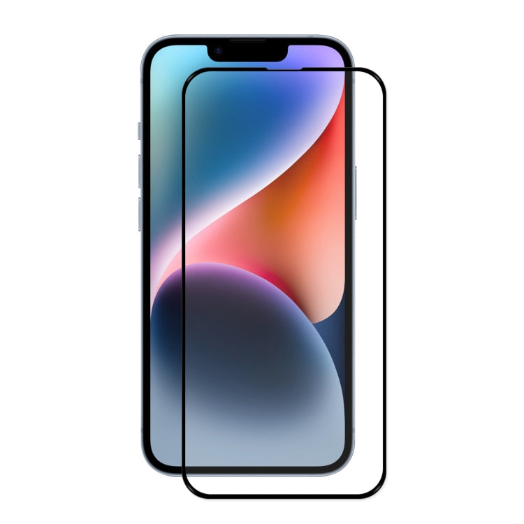 ENKAY Full Glue 0.26mm 9H 2.5D Película completa de vidrio templado para iPhone 14, For iPhone 14 (1 PC), For iPhone 14 (2pcs), For iPhone 14 (5pcs), For iPhone 14 (10pcs)