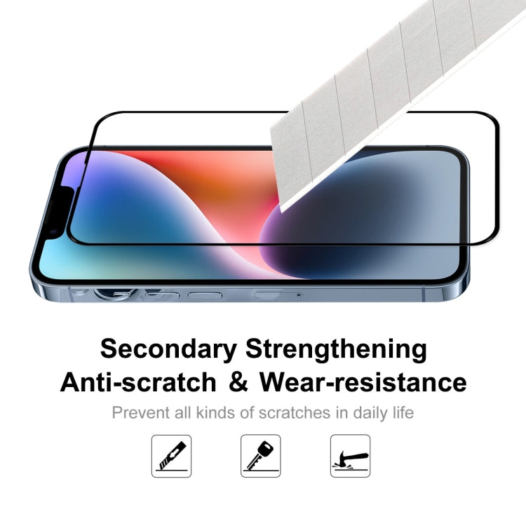 ENKAY Full Glue 0.26mm 9H 2.5D Película completa de vidrio templado para iPhone 14, For iPhone 14 (1 PC), For iPhone 14 (2pcs), For iPhone 14 (5pcs), For iPhone 14 (10pcs)