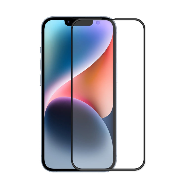 Película completa anticaída de vidrio templado con pegamento completo ENKAY para iPhone 14 Max, For iPhone 14 Plus(1 PC), For iPhone 14 Plus(2 PCS), For iPhone 14 Plus(5 PCS)