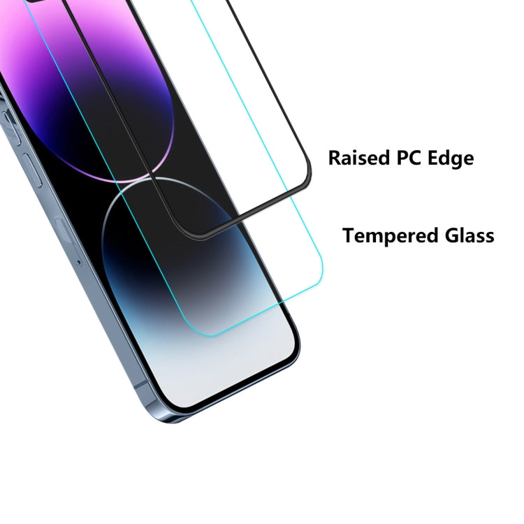 Película completa anticaída de vidrio templado con pegamento completo ENKAY para iPhone 14 Pro Max, For iPhone 14 Pro Max (1 PC), For iPhone 14 Pro Max (2 PCS), For iPhone 14 Pro Max (5 PCS)
