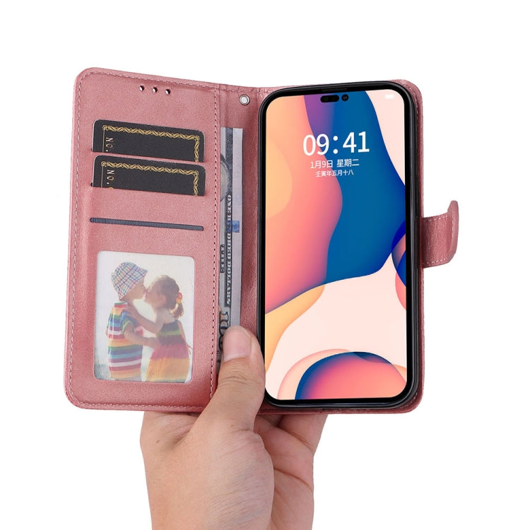 Estuche para teléfono de cuero con textura de becerro JSM para iPhone 14 Pro, For iPhone 14 Pro