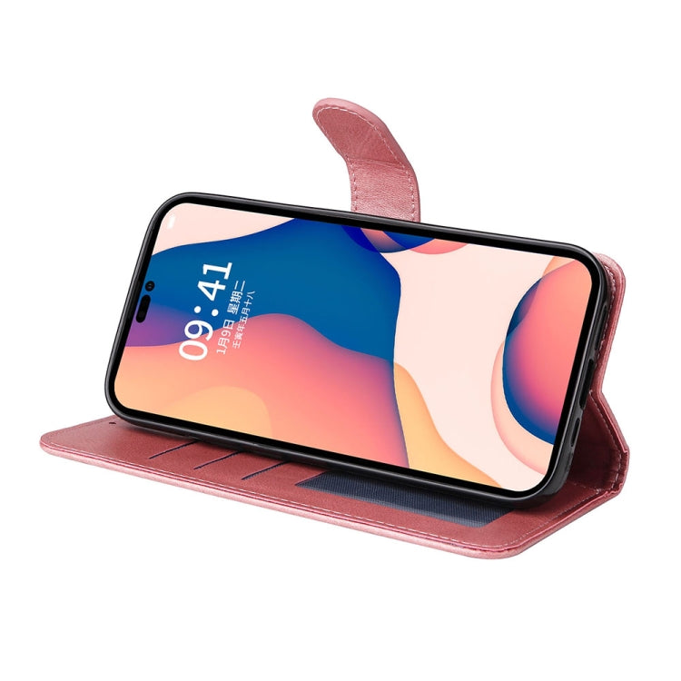 Estuche para teléfono de cuero con textura de becerro JSM para iPhone 14 Pro, For iPhone 14 Pro