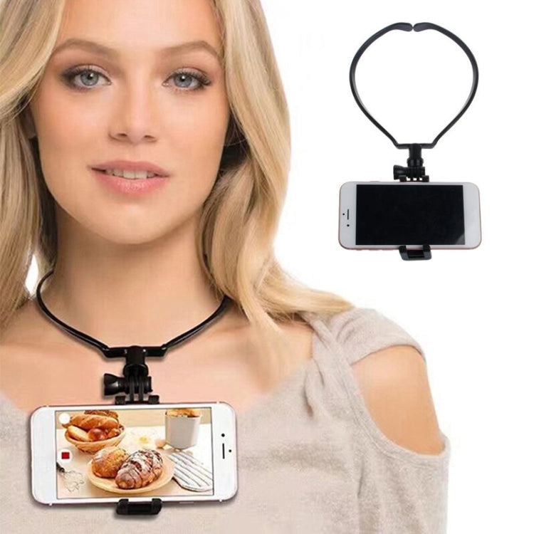 Soporte para cuello para selfies para teléfono inteligente POV / VLOG