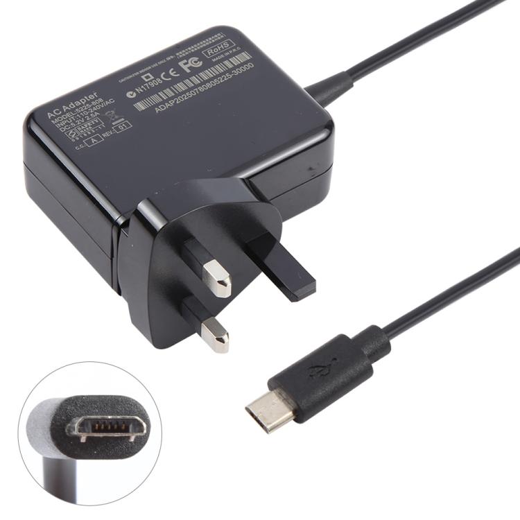Ror Microsoft Surface3 1624 1645 Adaptador de corriente 5.2v 2.5a 13W Cargador de puerto Android, UK Plug, EU Plug, US Plug, AU Plug