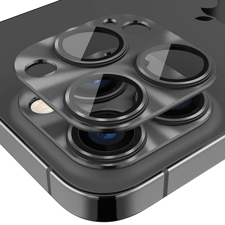 Película de cubierta de lente de vidrio templado de aleación de aluminio ENKAY para iPhone 14 Pro / 14 Pro Max, For iPhone 14 Pro / 14 Pro Max