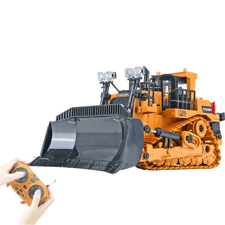 Mofun 1046 2,4G control remoto vehículo de ingeniería de nueve canales 1:24 excavadora pesada sobre orugas multifunción, 1046