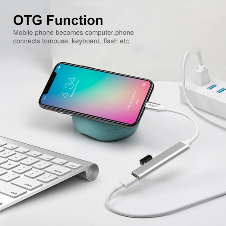 ENKAY Hat-Prince ENK-AT114 4 puertos USB 3.0 Splitter Multi-Ports Expansion HUB Extender Connector Adapter, USB 3.0, Type-C