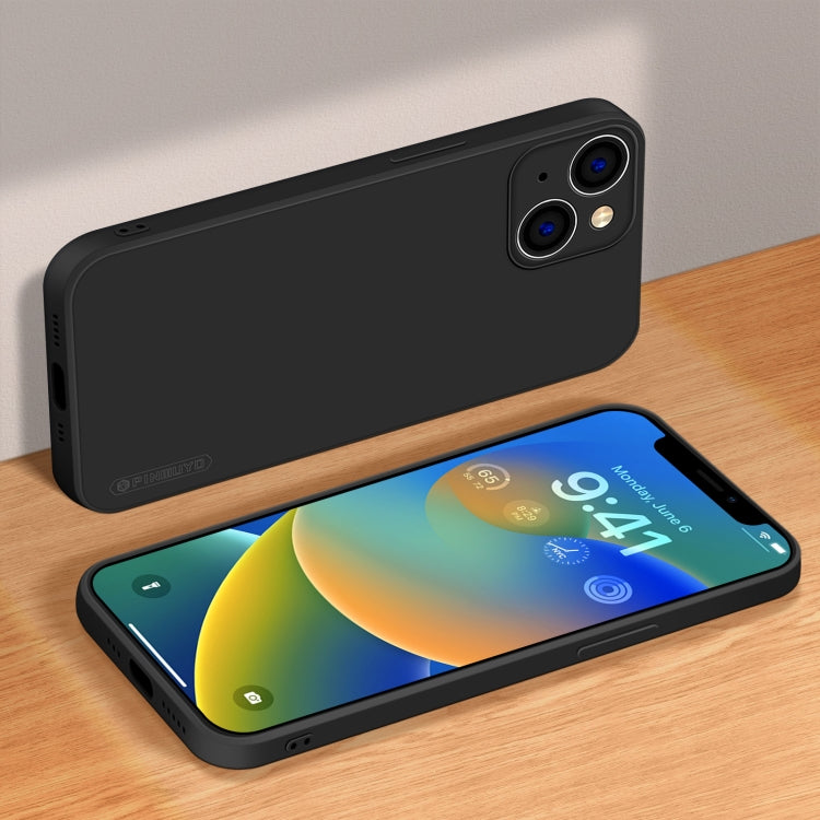 PINWUYO Sense Series Funda de teléfono de silicona líquida TPU, For iPhone 14, For iPhone 14 Plus, For iPhone 14 Pro, For iPhone 14 Pro Max