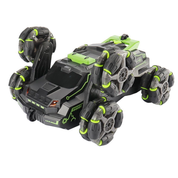 MoFun JC03 2,4G control remoto seis ruedas coche de acrobacias 360 grados brazo oscilante sin ángulo muerto spray de deriva coche de control remoto, MoFun JC03 (Green)