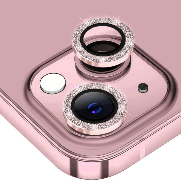 Película de vidrio templado de aleación de aluminio con lente trasera brillante ENKAY para iPhone 14/14 Max, For iPhone 14 / 14 Plus