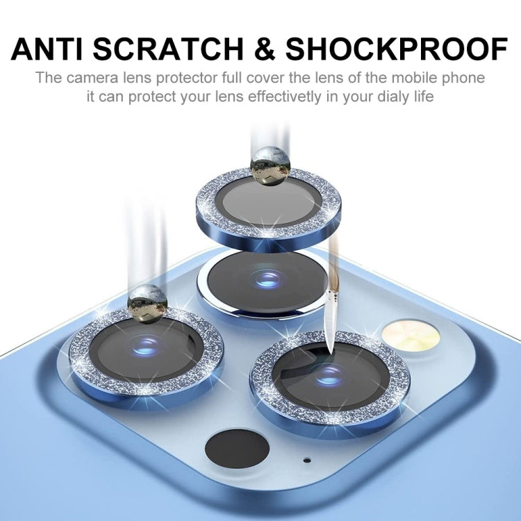 Película de vidrio templado de aleación de aluminio con lente trasera brillante ENKAY para iPhone 13 Pro / 13 Pro Max, For iPhone 13 Pro / 13 Pro Max