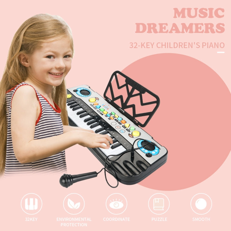 MoFun 3202 Teclado electrónico de 32 teclas Piano para niños, 3202