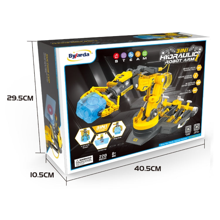 Brazo de robot hidráulico MoFun 101 3 en 1 Juguetes ensamblados de ciencia y educación, 101, 102