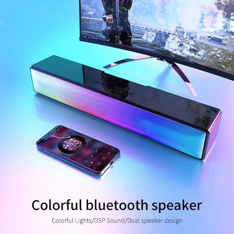 AEC BT601 RGB Light HiFi Barra de sonido Altavoz Bluetooth Cine en casa, BT601