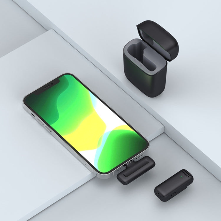J11 Micrófono de solapa inalámbrico Grabación de audio y video portátil Mini micrófono