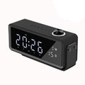 AEC K5 Espejo Despertador Altavoces Bluetooth con luz LED Soporte TF / FM