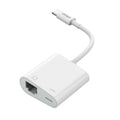 ENKAY Hat-Prince 2 en 1 Red LAN Ethernet RJ45, Type-C, 8 Pin