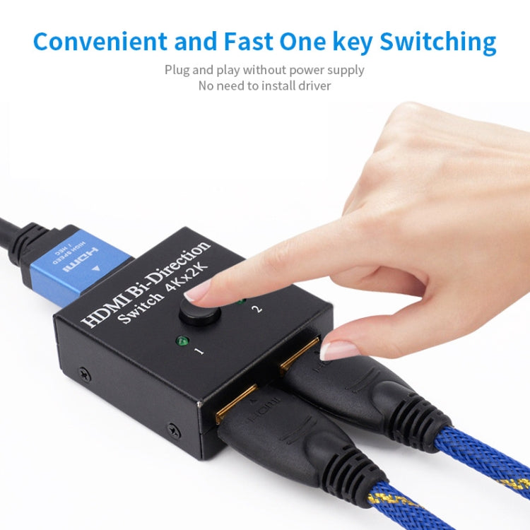 JSM 2 a 1 / 1 a 2 HDMI 1080P Divisor de interruptor inteligente bidireccional, 2 to 1 / 1 to 2 HDMI