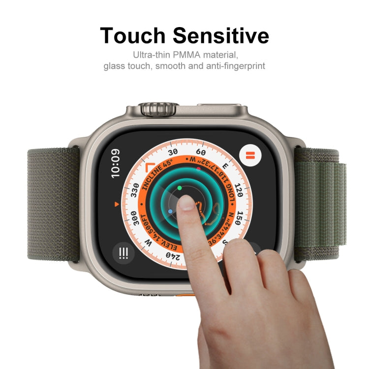Película de pantalla ENKAY 3D Soft PC Edge PMMA para Apple Watch Ultra 49mm, 1 PCS, 2 PCS, 5 PCS, 10 PCS