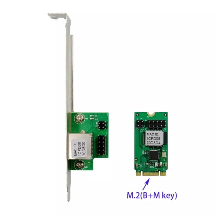 Tarjeta de red ST7245 M2 a RJ45 para chipset RTL8111F, M2 to RJ45