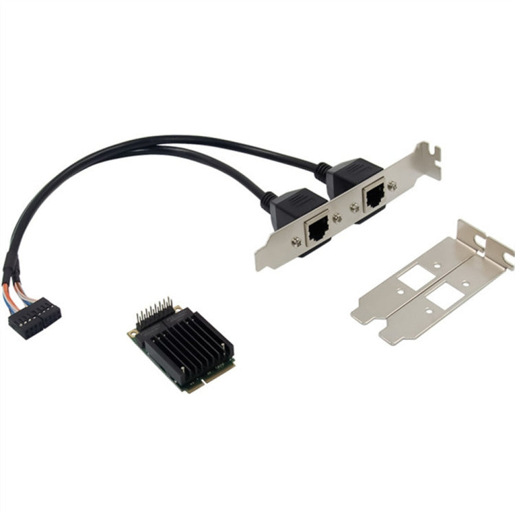 ST7251 MiniPCIE I350 Servidor de puertos RJ45 duales NIC 82583V, I350 Dual RJ45 Ports