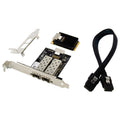 ST7243 MiniPCI-E Tarjeta de red de servidor SFP de fibra óptica Gigabit de interfaz dual, MiniPCI-E Dual Interface