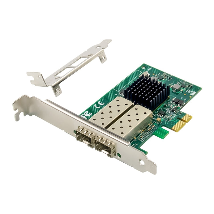 ST7257 PCIE X1 82576EB Tarjeta Ethernet SFP de doble puerto NIC, PCIE X1