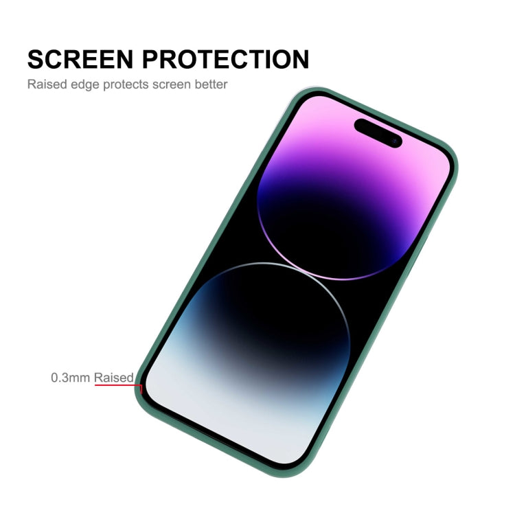 ENKAY Funda de silicona líquida a prueba de golpes para iPhone 14 Pro, For iPhone 14 Pro