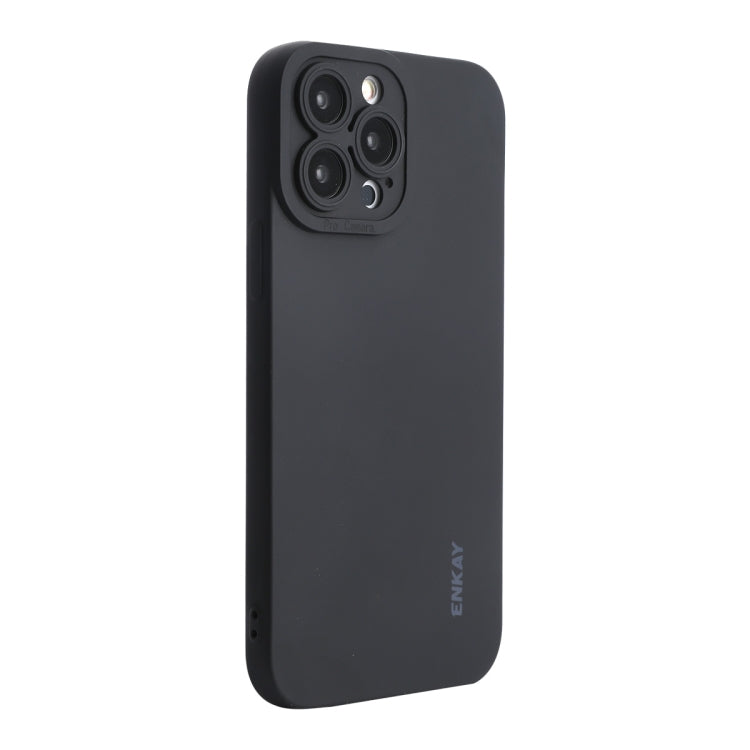 ENKAY Funda de silicona líquida a prueba de golpes para iPhone 14 Pro Max, For iPhone 14 Pro Max