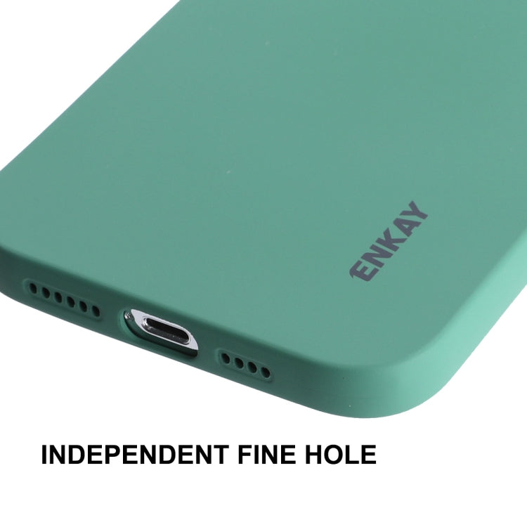 ENKAY Funda de silicona líquida a prueba de golpes para iPhone 14 Pro Max, For iPhone 14 Pro Max
