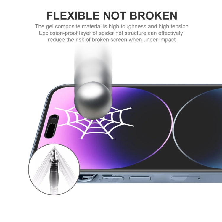 Película de hidrogel a prueba de explosiones con pegamento completo ENKAY para iPhone 14 Pro, For iPhone 14 Pro (1 PC), For iPhone 14 Pro  (2 PCS), For iPhone 14 Pro (5 PCS), For iPhone 14 Pro (10 PCS)