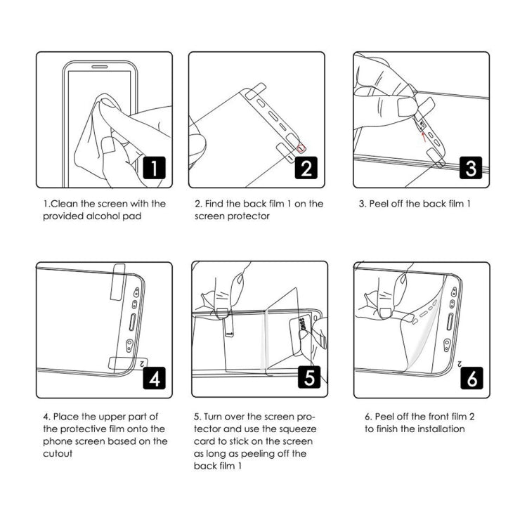 Película de hidrogel a prueba de explosiones con pegamento completo ENKAY para iPhone 14 Pro Max, For iPhone 14 Pro Max (1 PC), For iPhone 14 Pro Max (2 PCS), For iPhone 14 Pro Max (5 PCS), For iPhone 14 Pro Max (10 PCS)