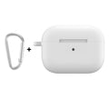 Para Apple AirPods Pro 2 2022 ENKAY Estuche protector de silicona engrosada con llavero