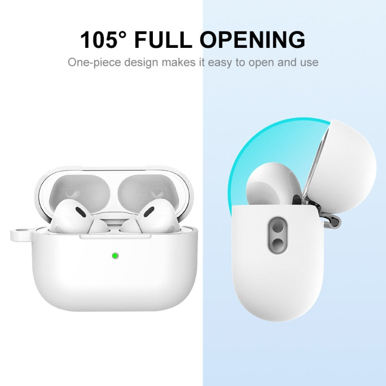 Para Apple AirPods Pro 2 2022 ENKAY Estuche protector de silicona engrosada con llavero