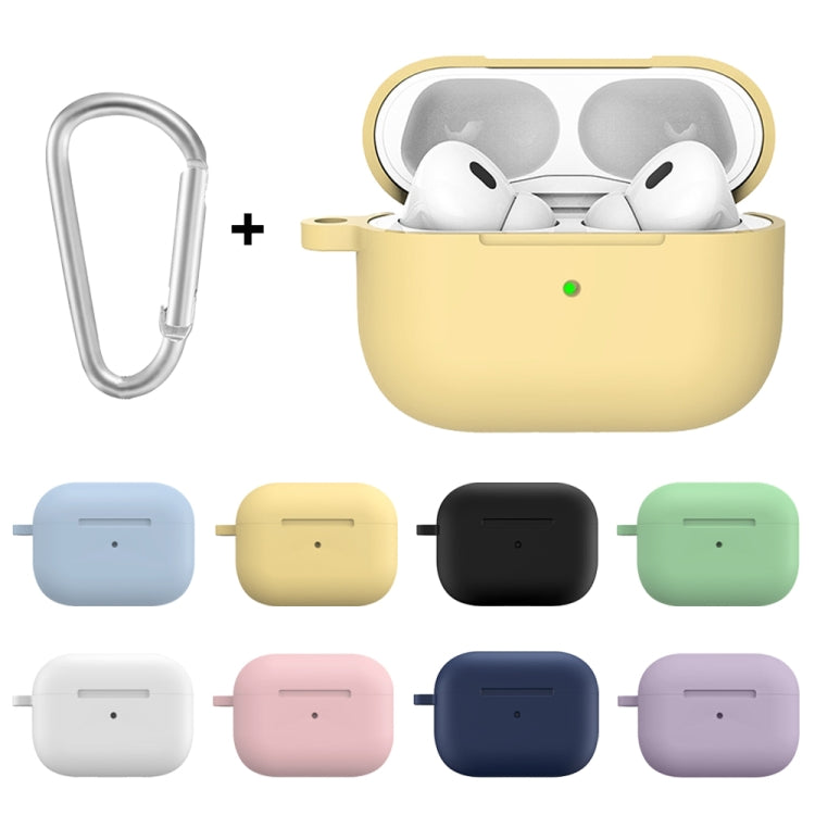 Para Apple AirPods Pro 2 2022 ENKAY Estuche protector de silicona engrosada con llavero