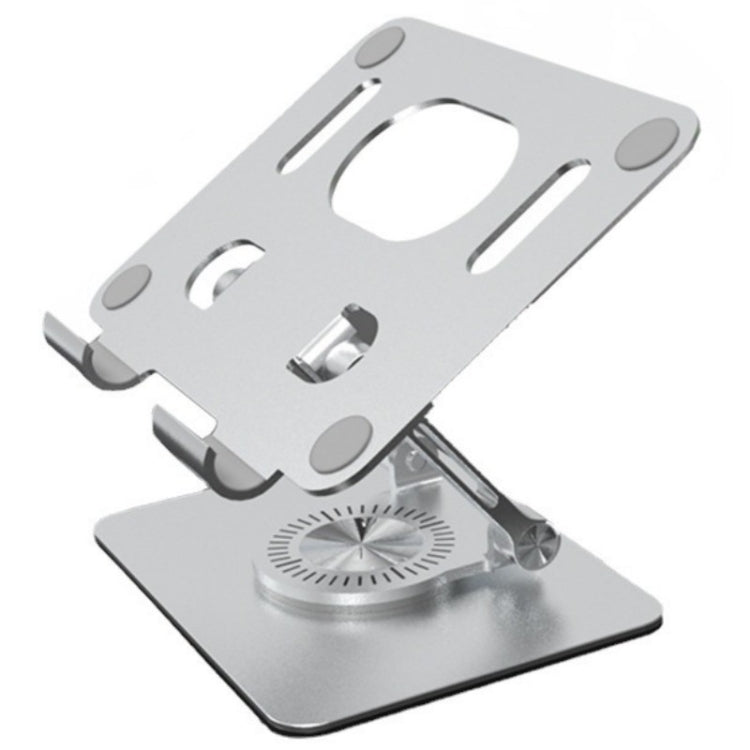 2026 Soporte plegable para ordenador portátil de escritorio de aluminio CNC con rotación de 360 grados y altura ajustable, 2026