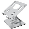 2026 Soporte plegable para ordenador portátil de escritorio de aluminio CNC con rotación de 360 grados y altura ajustable, 2026