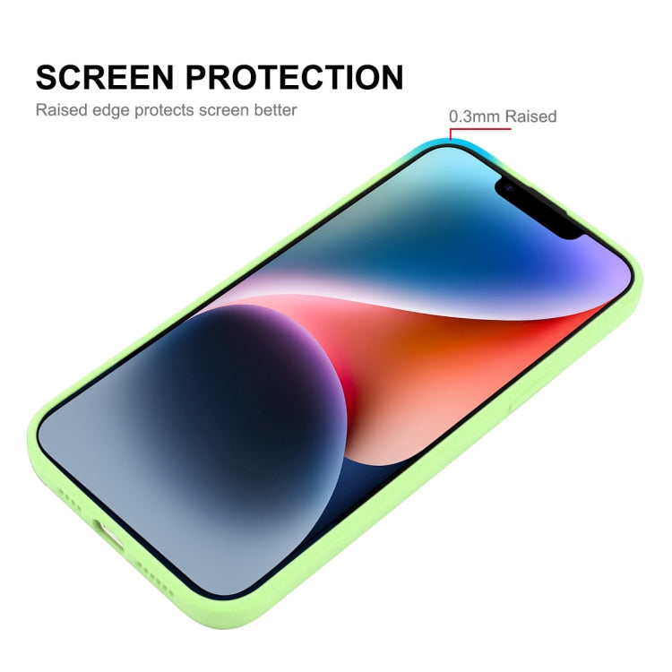Para iPhone 14 Plus ENKAY Funda de teléfono suave a prueba de golpes de silicona líquida, For iPhone 14 Plus