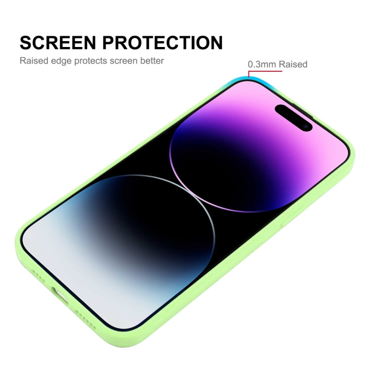 Para iPhone 14 Pro ENKAY Funda de teléfono suave a prueba de golpes de silicona líquida, For iPhone 14 Pro