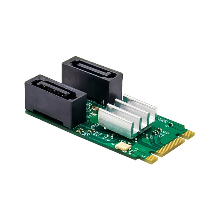 ST551 6Gbps PCIe B+M clave a tarjeta SATA 3.0 de 2 puertos M.2 a adaptador dual SATA, ST551
