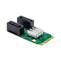 ST551 6Gbps PCIe B+M clave a tarjeta SATA 3.0 de 2 puertos M.2 a adaptador dual SATA, ST551
