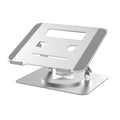 D088 portátil de aluminio de 360 grados de altura giratoria Flexible ajustable soporte para ordenador portátil, D088