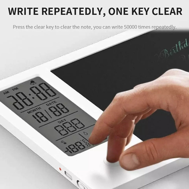 HYD-1004 Tablero de escritura del calendario electrónico de la tableta de escritorio LCD portátil de 10 pulgadas