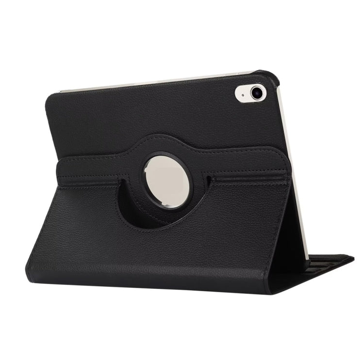 Para iPad 10.9 2022 ENKAY Hat-Prince 360 grados de rotación Litchi Leather Smart Tablet Case