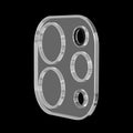 Película de vidrio templado para cámara trasera ENKAY 9H para iPad Pro 11 2021 / 2022 / Pro 12.9 2021 / 2022, 1pc, 2pcs