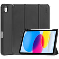 Para iPad 10.9 2022 ENKAY TPU contraportada Smart Leather Stand Tablet Case con ranura para bolígrafo