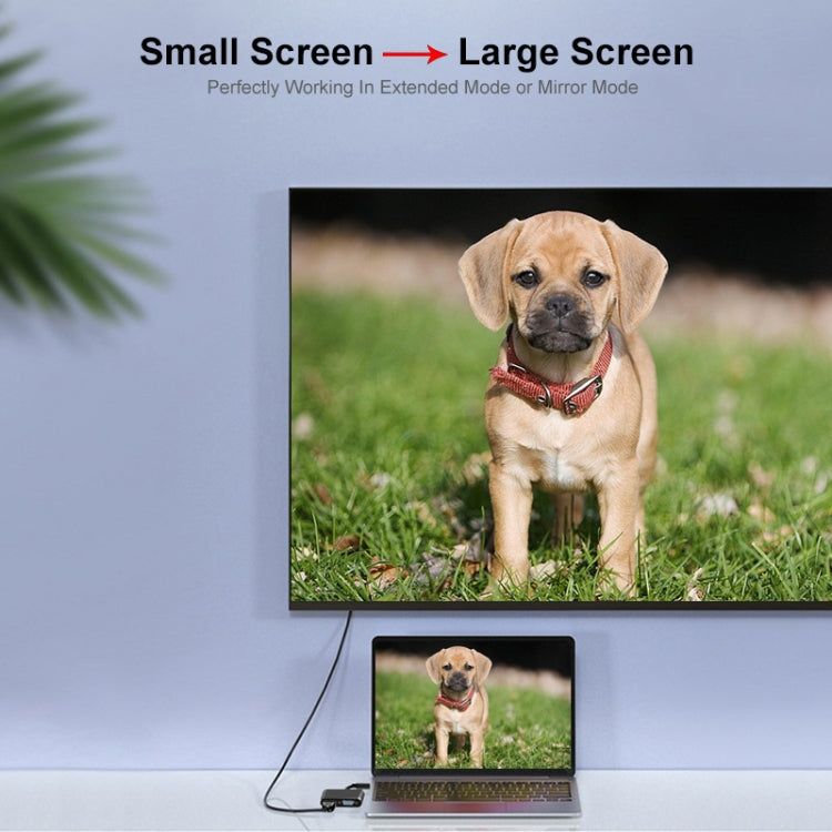 JUNSUNMAY 1080P HDMI a HDMI + VGA Convertidor Adaptador Divisor de Pantalla