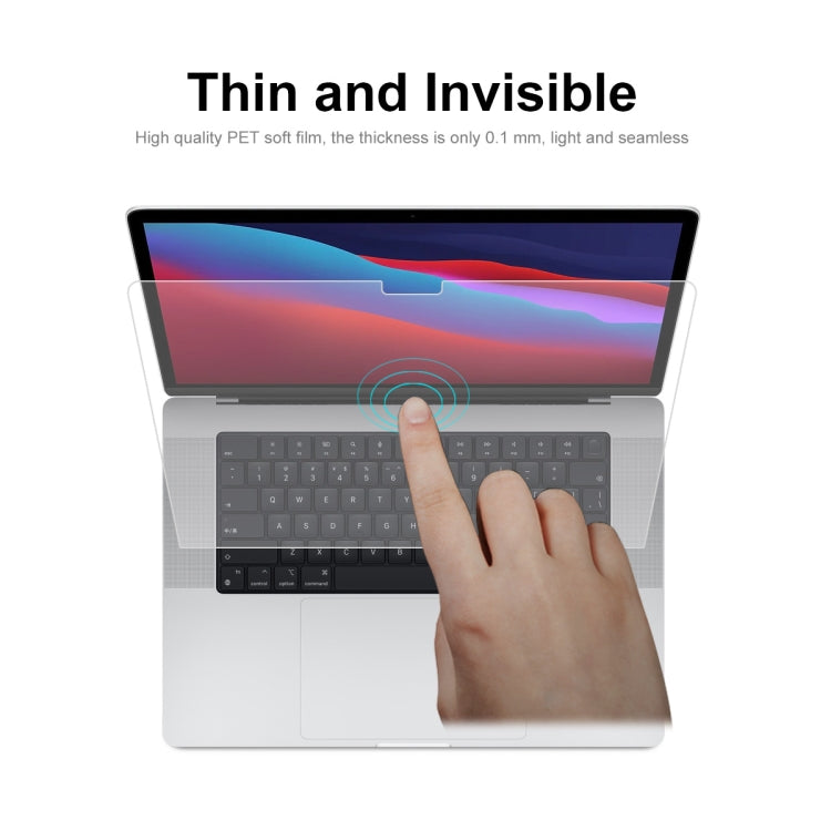 Para MacBook Air 13.6 A2681 ENKAY Hat-Prince Clear HD PET Protector de pantalla para computadora portátil