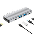 ENKAY Hat-Prince 5 en 2 Hub Type-C a 4K HDMI / USB 3.0 Adaptador de estación de acoplamiento para MacBook