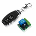 Interruptor de control remoto DC12V 1CH RF/relé 10A/receptor de interruptor 433MHZ
